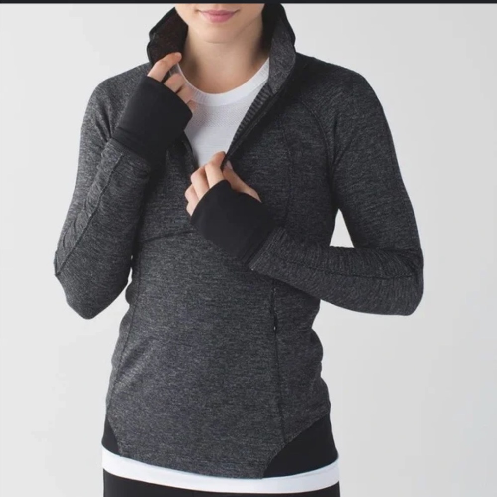 lululemon athletica Gray and Black pullover 4